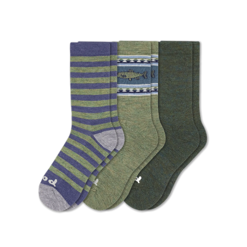 3 Pack - Men's Crew Pacas Socks