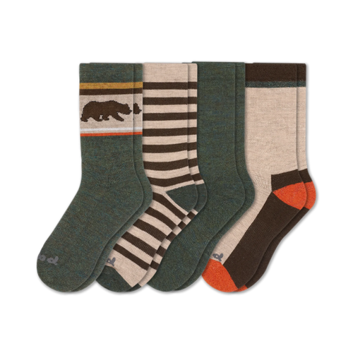 4 Pack - Men's Crew Pacas Socks