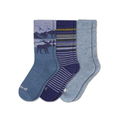 3 Pack - Men's Crew Pacas Socks