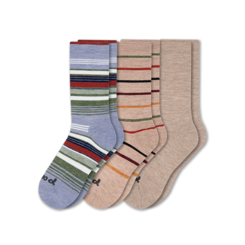 3 Pack - Men's Crew Pacas Socks