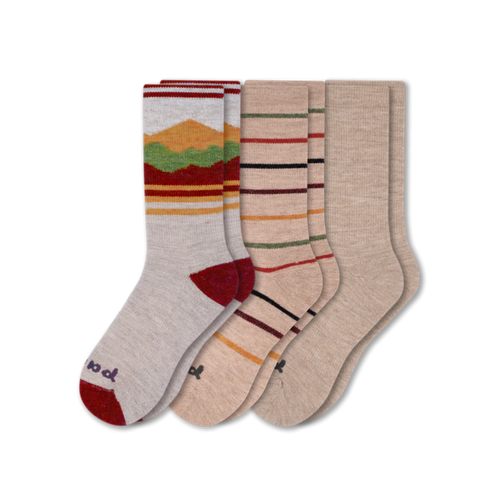 3 Pack - Men's Crew Pacas Socks