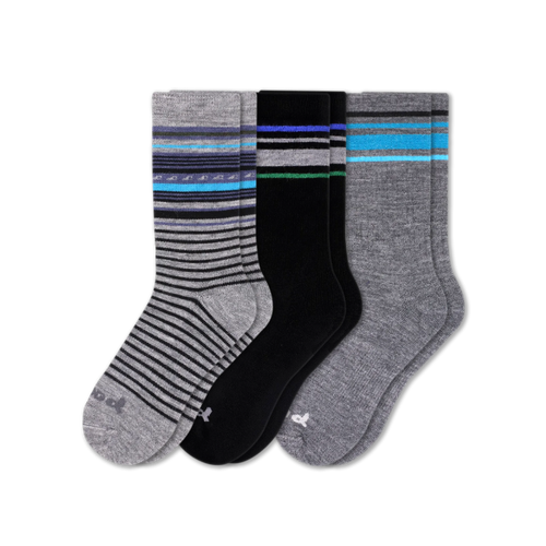 3 Pack - Men's Crew Pacas Socks