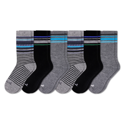 6 Pack - Men's Crew Pacas Socks