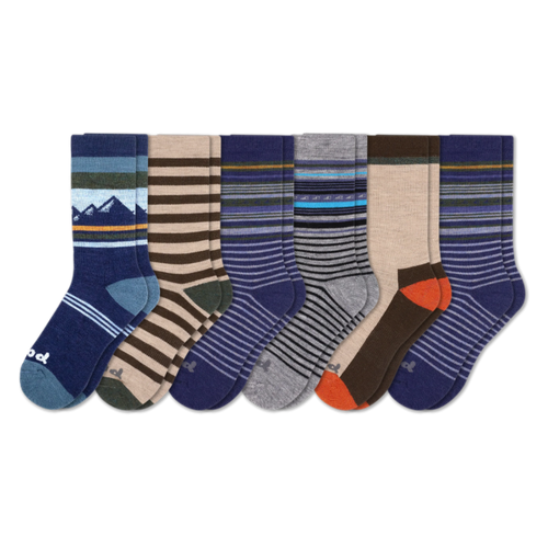 6 Pack - Men's Crew Pacas Socks