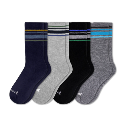 4 Pack - Men's Crew Pacas Socks