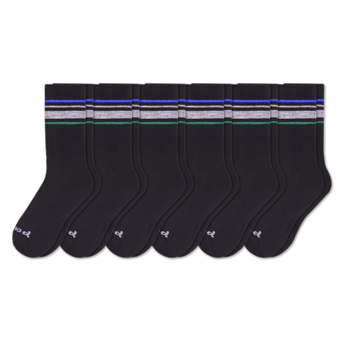 6 Pack - Men's Crew Pacas Socks