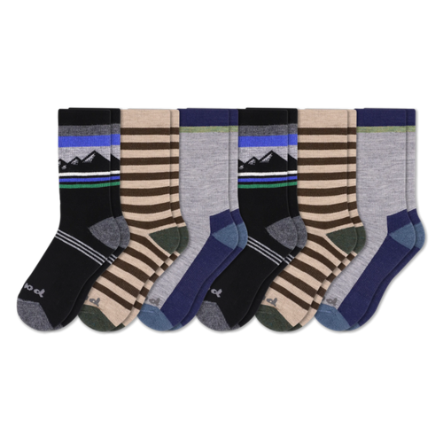 6 Pack - Men's Crew Pacas Socks