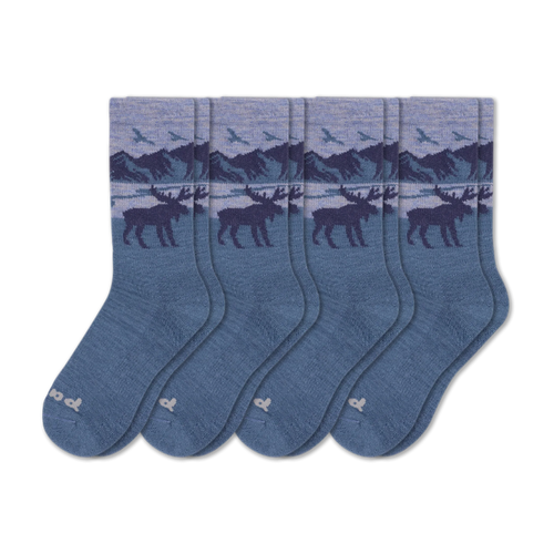 4 Pack - Men's Crew Pacas Socks