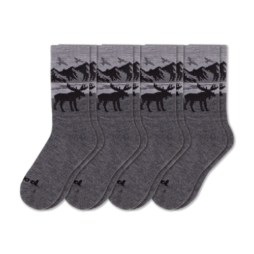 4 Pack - Men's Crew Pacas Socks