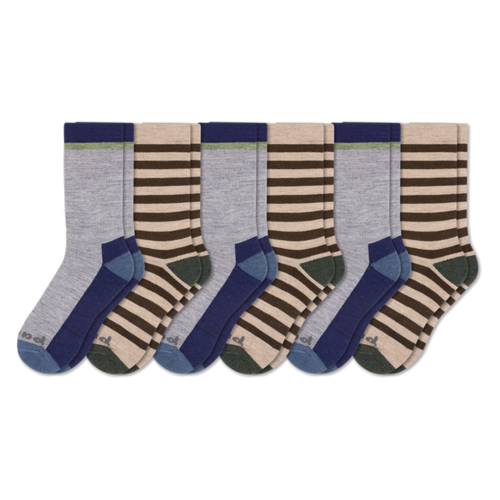 6 Pack - Men's Crew Pacas Socks