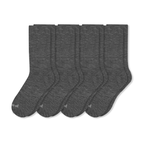 4 Pack - Men's Light-Weight Crew Pacas Socks