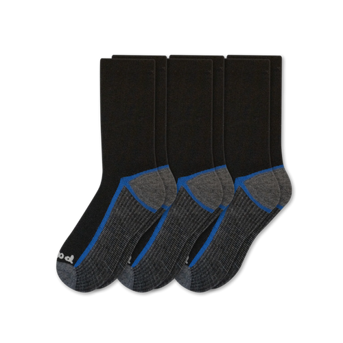 3 Pack - Men's Light-Weight Crew Pacas Socks