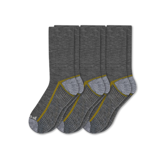 3 Pack - Men's Light-Weight Crew Pacas Socks