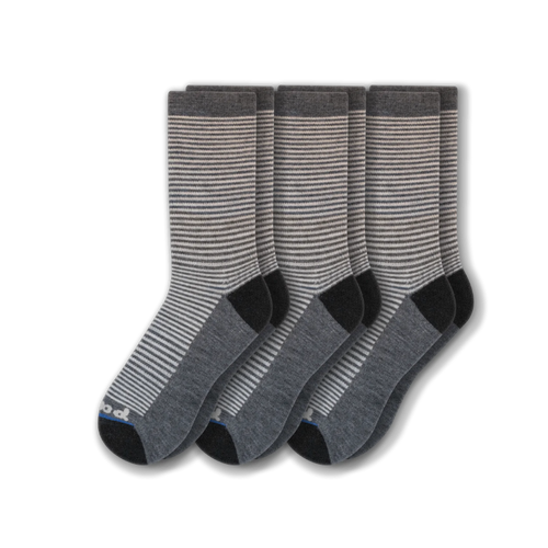 3 Pack - Men's Light-Weight Crew Pacas Socks