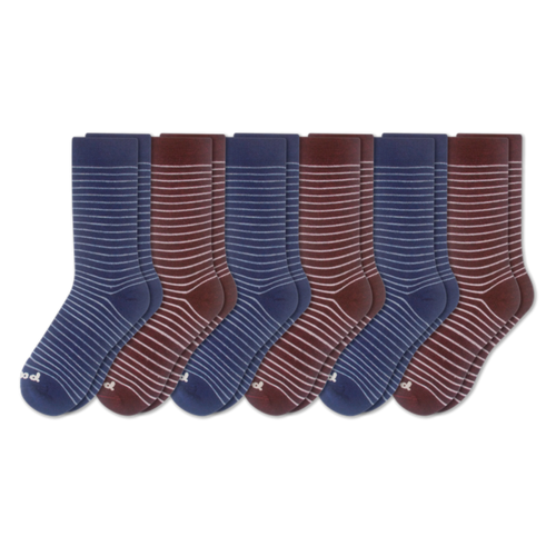 6 Pack - Women's Light-Weight Crew Pacas Socks
