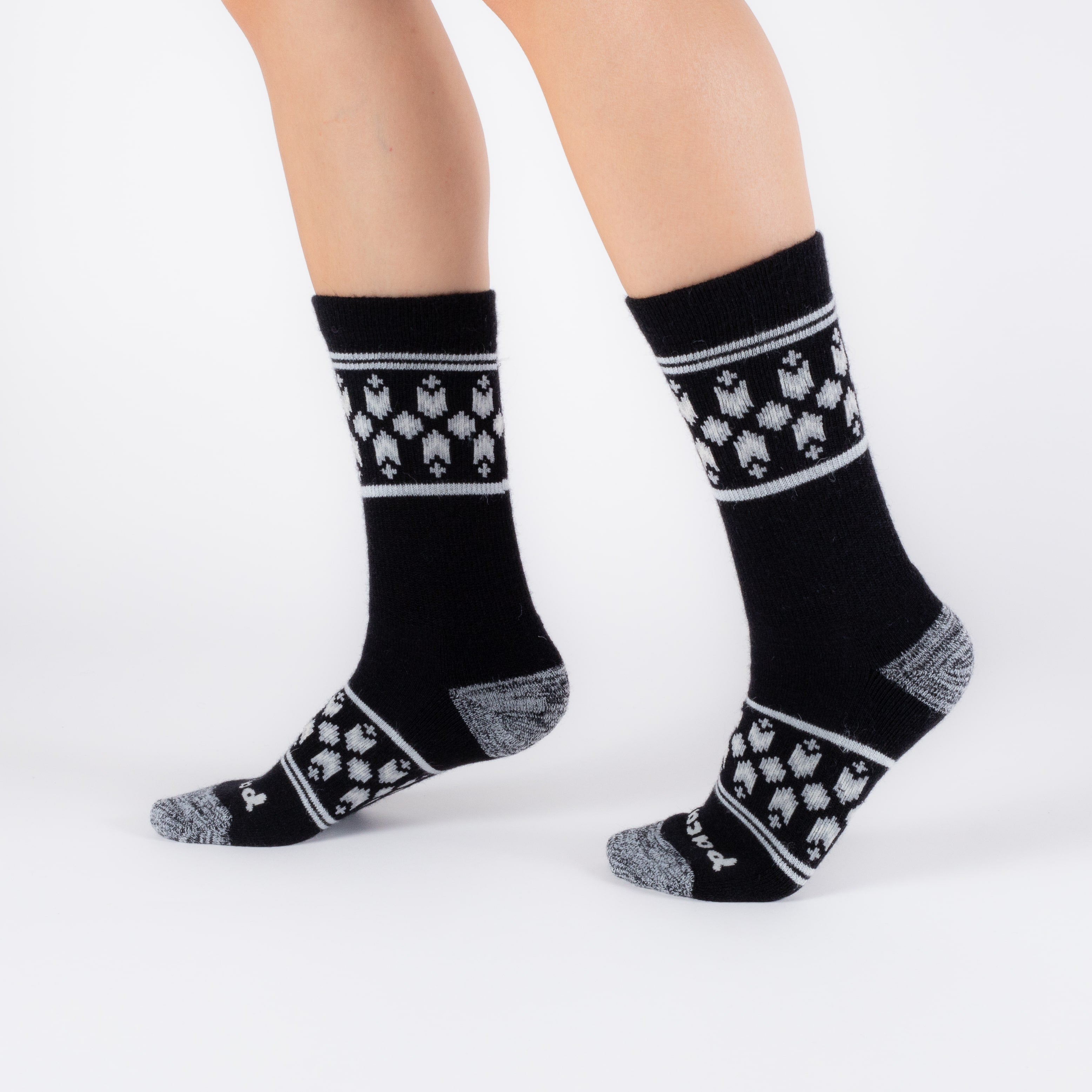 Pacas™ Inc. | Pacas Women's Crew Socks With Alpaca Wool - 6 Pack