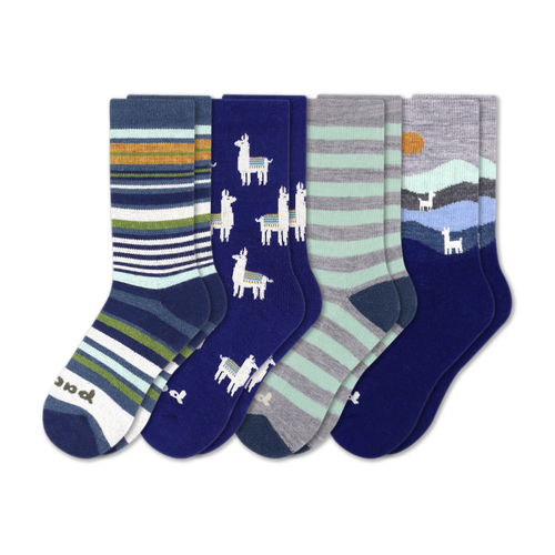 4 Pack - Women's Crew Pacas Socks