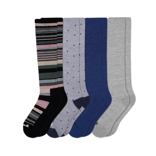 4 Pack - Women's Compression Socks