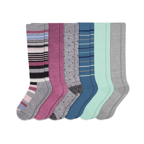 6 Pack - Women's Compression Socks
