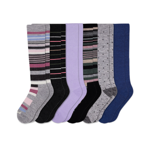 6 Pack - Women's Compression Socks