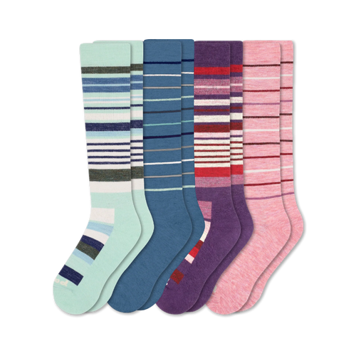 4 Pack - Women's Compression Socks