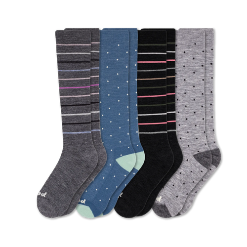 4 Pack - Women's Compression Socks