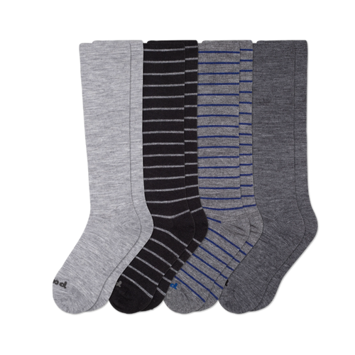 4 Pack - Men's Compression Socks