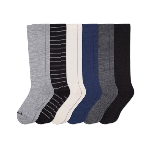 6 Pack - Men's Compression Socks