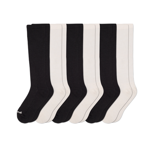 6 Pack - Men's Compression Socks