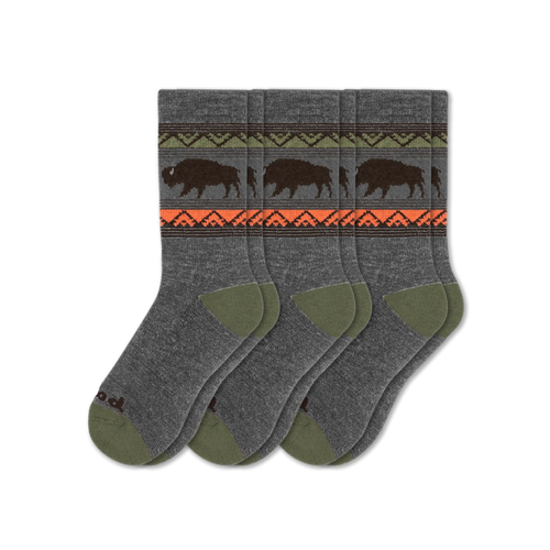 3 Pack - Men's Crew Pacas Socks