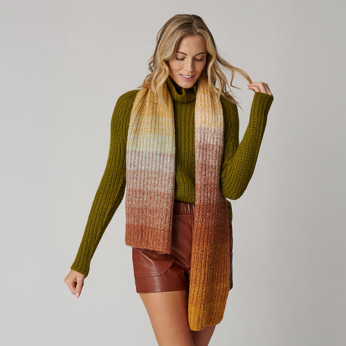 Women's Color Block Scarf