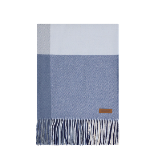 Multi Plaid Throw Blanket