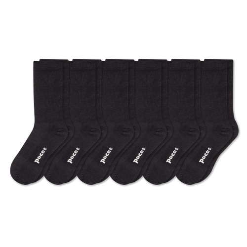 6 Pack - Women's Light-Weight Crew Pacas Socks