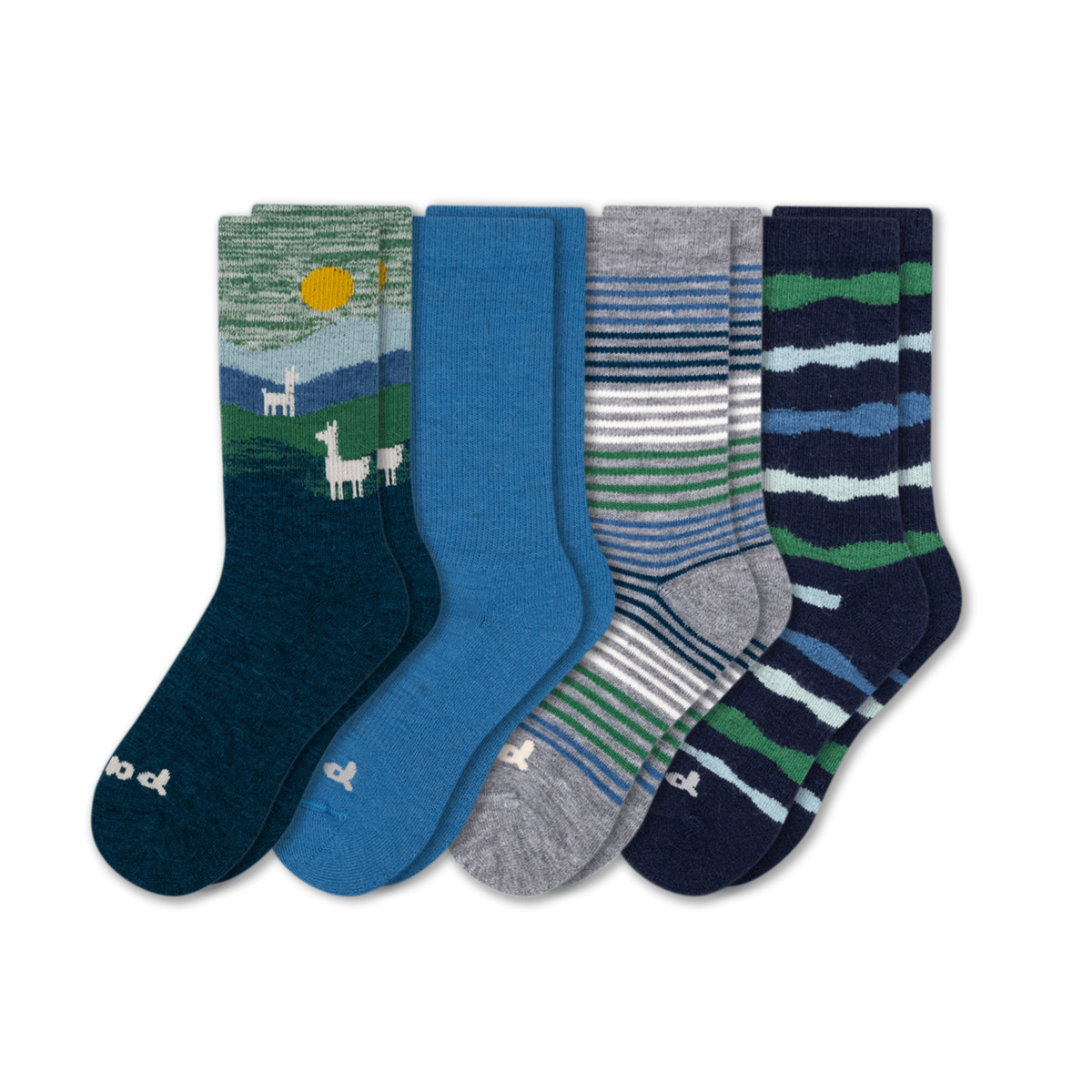 Pacas™ Inc. | Pacas Women’s Crew Socks With Alpaca Wool - 4 Pack