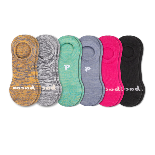 6 Pack - Women's No Show Socks