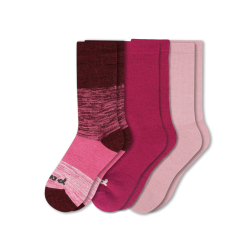 3 Pack - Women's Crew Pacas Socks