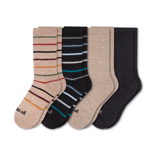 4 Pack - Men's Crew Pacas Socks