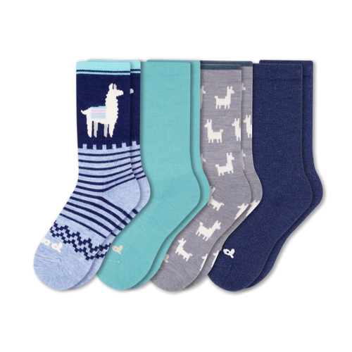 4 Pack - Women's Crew Pacas Socks