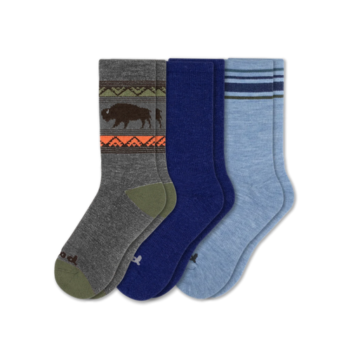 3 Pack - Men's Crew Pacas Socks