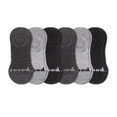 6 Pack - Women's No Show Socks