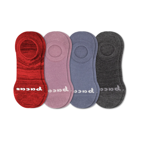 4 Pack - Women's No Show Socks