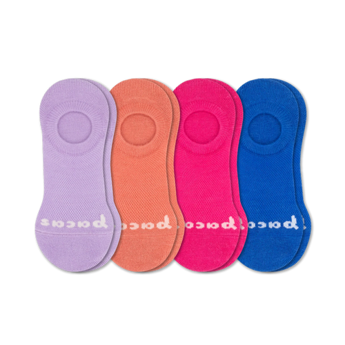 4 Pack - Women's No Show Socks