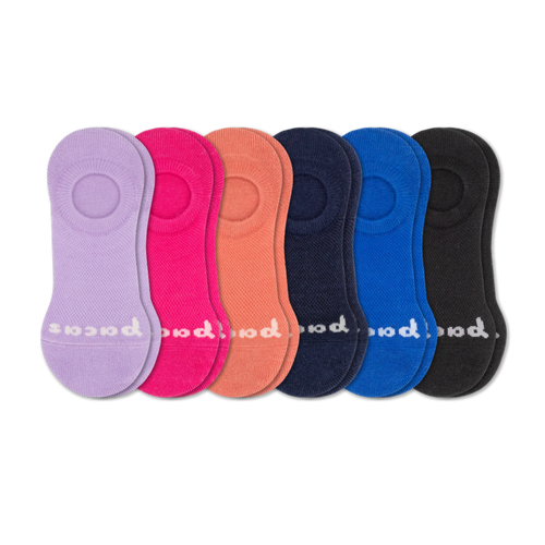 6 Pack - Women's No Show Socks