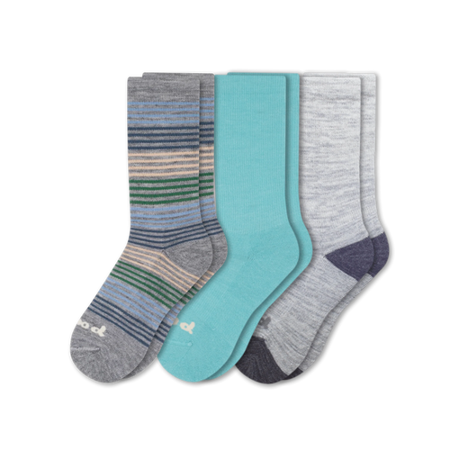 3 Pack - Women's Crew Pacas Socks