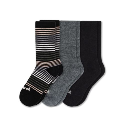 3 Pack - Women's Crew Pacas Socks