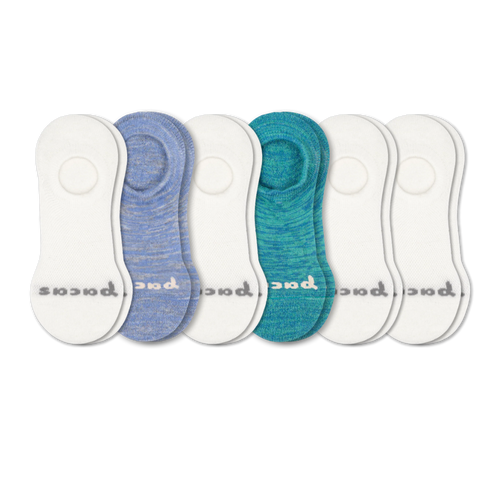 6 Pack - Women's No Show Socks