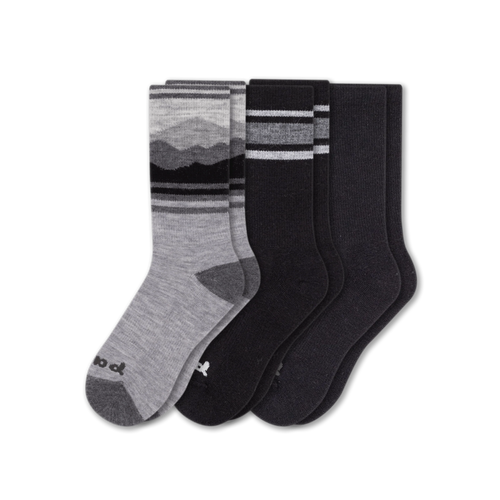 3 Pack - Men's Crew Pacas Socks