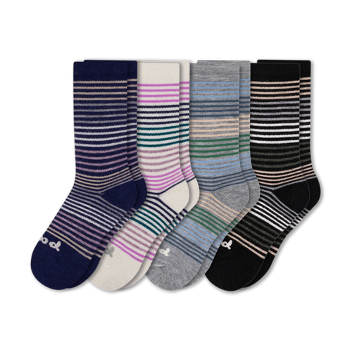 4 Pack - Women's Crew Pacas Socks
