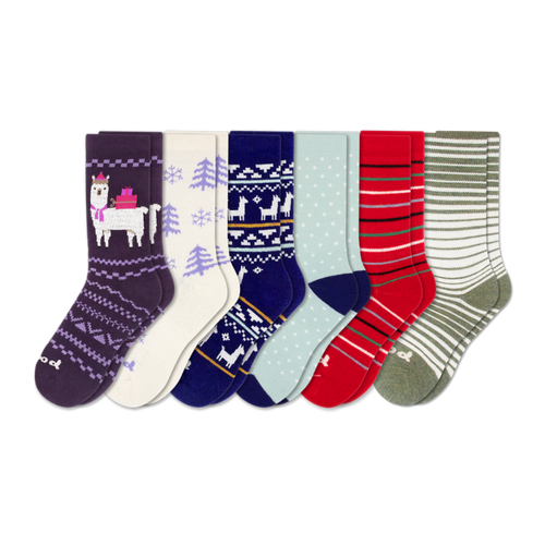 6 Pack - Women's Crew Pacas Socks