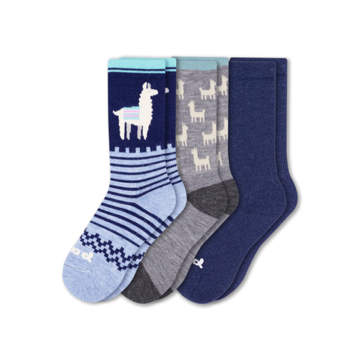 3 Pack - Women's Crew Pacas Socks